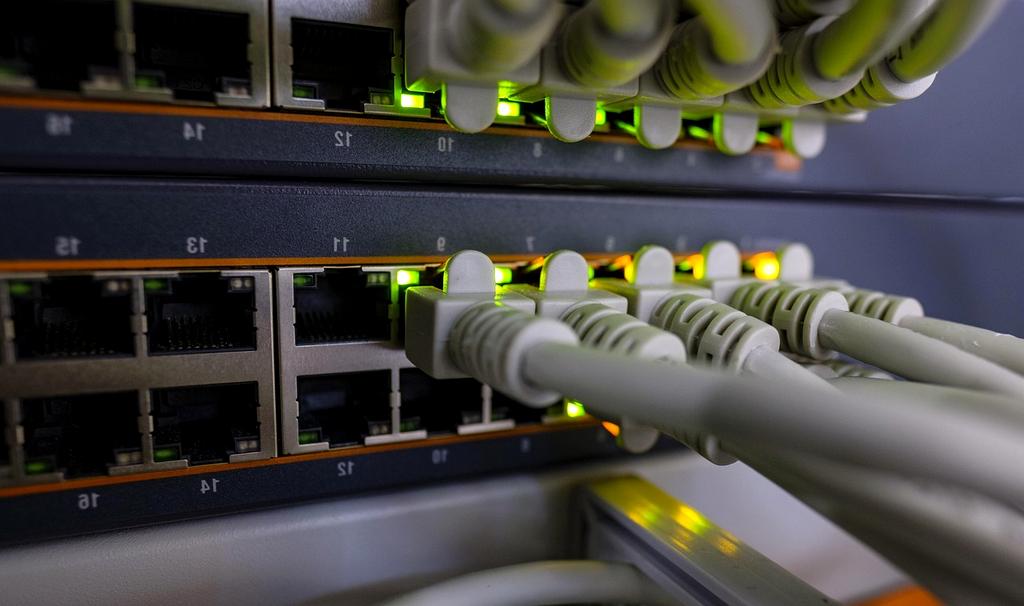 Secure home network router with shield icon overlay